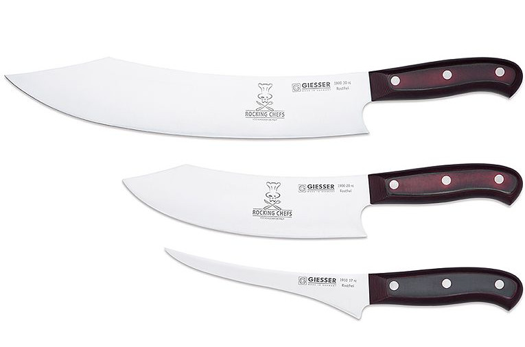 3 kniver i serien Premium Cut fra Giesser